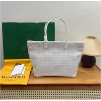 New Product Goyard Artois Original Zipper Bag 00319 White