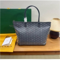 New Release Creation Goyard Artois Original Zipper Bag 00319 Dark Grey