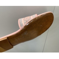 Top Design Dior Dway Flat Slides Sandal in Transparent and TPU Pink 2026 0302089