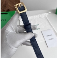 Modern Classic Bottega Veneta Women's Contour Belt 2cm BV111707 Blue/Gold 2025
