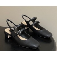 Grade Quality Dior Chérie Slingbacks Pump 4cm in Supple Calfskin Leather Black 2026 60303001
