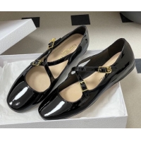 Lower Price Dior Very Dior Ballet Flats in Patent Leather Black 2026 0303013