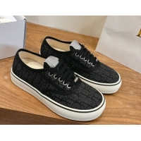 Good Looking Dior Saltwind Sneakers 3cm in Dior Oblique Embroidered Cotton Black 2026 0303034