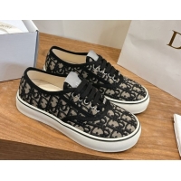 Low Cost Dior Saltwind Sneakers 3cm in Dior Oblique Embroidered Cotton Blue 2026 0303035