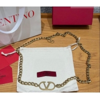 Buy Fashionable Valentino Gold-Tone Chain Belt 0618 2025