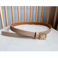 Promotional Loewe Anagram Belt 2cm in Smooth Calfskin Leather LW091206 Light Pink/Gold 2025