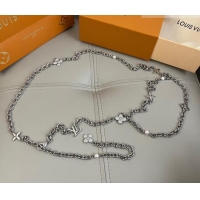 Luxury Cheap Louis Vuitton Chain Belt 0317 Silver 2025