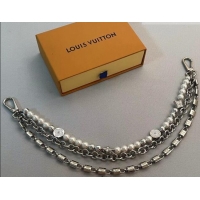 Famous Brand Louis Vuitton Pearls Chain Belt and Bag Charm LV050904 2025