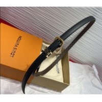 Best Product Louis Vuitton Darling Ard Belt 1.5cm in Leather LV091201 Black2/LV 2025