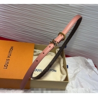 Top Quality Louis Vuitton Darling Ard Belt 1.5cm in Leather LV091201 Pink/Black LV 2025