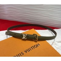 Luxury Cheap Louis Vuitton Darling Ard Belt 1.5cm in Leather LV091201 Green/White LV 2025