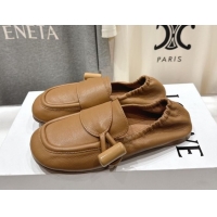 Best Product Loewe Toggle Loafers in Shiny Smooth Calfskin Leather Oak Brown 2026 0226010