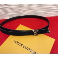 Market Sells Louis Vuitton Pretty LV Belt 2cm in Suede and Leather M8232 Black/Silver 2026