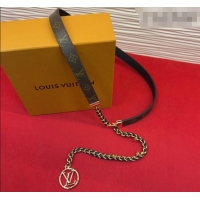 Top Grade Louis Vuitton Monogram Canvas and Chain Waist Belt 2cm LV031704 2026
