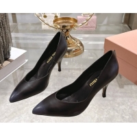 Grade Quality Miu Miu Calf Leather Pumps 7.5cm 5I546E Black 2026