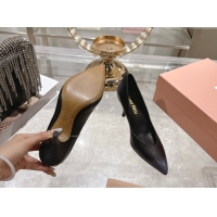Grade Quality Miu Miu Calf Leather Pumps 7.5cm 5I546E Black 2026