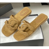 ​Buy Discount Chanel Suede Mules Sandals G47250 Brown 2026