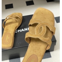 ​Buy Discount Chanel Suede Mules Sandals G47250 Brown 2026