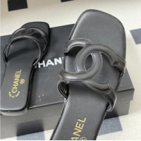 ​Buy Grade Chanel Lambskin Mules Sandals G47250 Black 2026