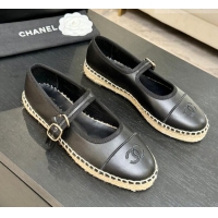 Good Looking Chanel Calfskin Mary Janes in Black Lambskin G47256 Spring Summer 2026