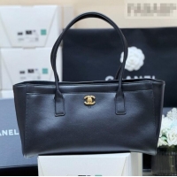 Pretty Style Chanel Small Shopping Bag in Black Calfskin AS6243 2026 Top Quality