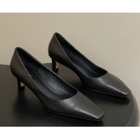 Purchase The Row Carla Leather Pumps 4cm in Calf Leather TR120812 Black 2026