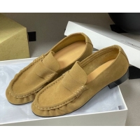 Durable The Row Suede Loafers TR022401 Apricot 2026
