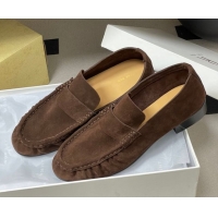 Good Product The Row Suede Loafers TR022401 Brown 2026