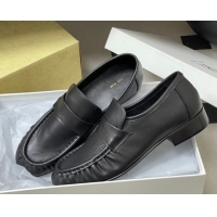 Top Design The Row Loafers in Calfskin Leather TR022402 Black 2026