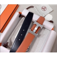 Luxury Cheap Hermes Constance Belt Buckle & Reversible Calfskin Leather Strap 3.8cm 010802 Brown/Silver 2025
