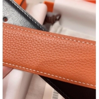 Luxury Cheap Hermes Constance Belt Buckle & Reversible Calfskin Leather Strap 3.8cm 010802 Brown/Black 2025