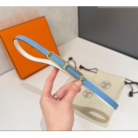 Good Quality Hermes Roulis belt buckle & Reversible leather strap 1.3cm 0314 Blue/Yellow Gold 2025