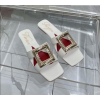 ​Good Product Roger Vivier Viv' by the Sea Mules in Calfskin 5073118 White 2025