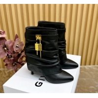 Best Grade Givenchy Shark Lock Stiletto Ankle Boots in Calfskin 101119 Black 2026