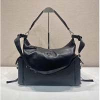 Well Crafted Prada Men's Explore Calf leather bag 2VH204 Black 2026