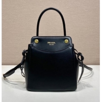Shop Best Price Prada Carry mini leather handbag 1BA496 Black 2026