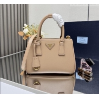 Grade Design Prada Galleria small Saffiano leather bag 1BA896 Cameo Pink 2026