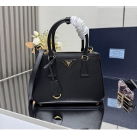 Cheap Promotional Prada Galleria small Saffiano leather bag 1BA896 Black 2026