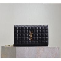 Inexpensive Saint Laurent Cassandre Quilted Lambskin Leather Chain Bag 743364 Black 2026