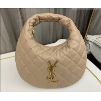 Good Quality Saint Laurent Icarino Mini Bag in Quilted Nappa Leather 851689 Apricot 2026