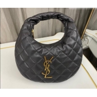 Good Taste Saint Laurent Icarino Mini Bag in Quilted Nappa Leather 851689 Urban Grey 2026