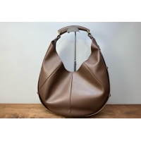Good Product Saint Laurent MOMBASA large hobo bag in Leather 848811 Coffee Brown 2026