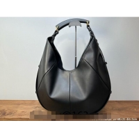 Well Crafted Saint Laurent MOMBASA large hobo bag in Leather 848811 Black 2026