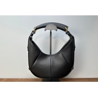 Best Cheap Saint Laurent MOMBASA Small hobo bag in Leather 851432 Black 2026