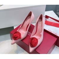 Purchase Roger Vivier Rose Pumps 10cm in Satin 0225001 Pink 2026