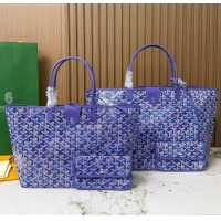 Best Product Goyard Limited Editions Saint Louis Tote Bag PM G8002 Multicolored Blueberry Purple 2026