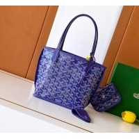 Best Quality Goyard Anjou Saint Louis Tote Bag Mini G8003 Multicolored Blueberry Purple 2026