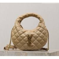 Super Quality Saint Laurent ICARINO mini bag in quilted nappa leather 871329 Beige 2026