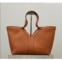 Well Crafted Saint Laurent Y small tote bag in leather 835274 Brown 2026