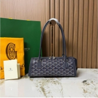 Luxury Cheap Goyard Bonbonnière Shoulder Bag 020223 Navy Blue 2026